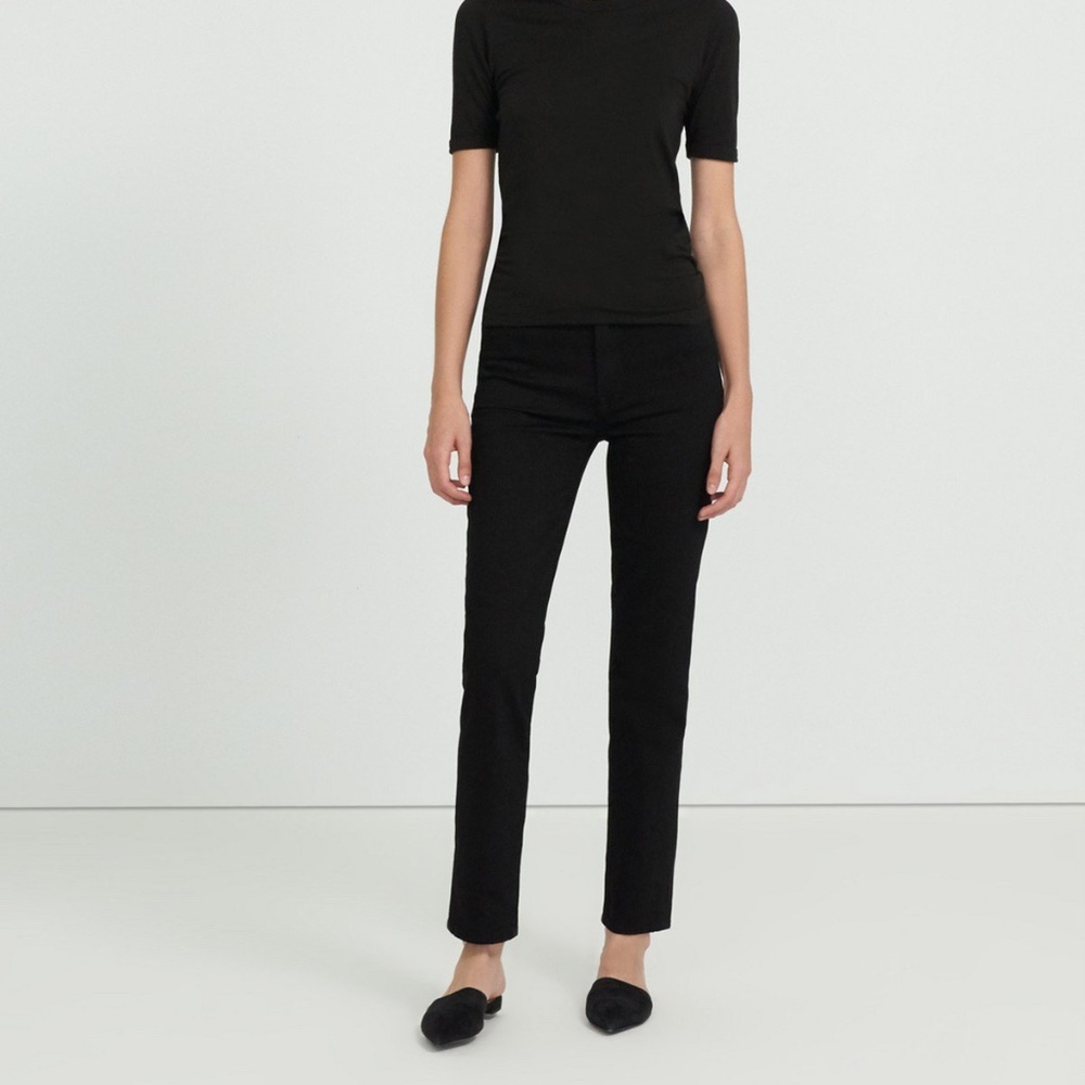 J Brand Teagan High-Rise Straight Denim